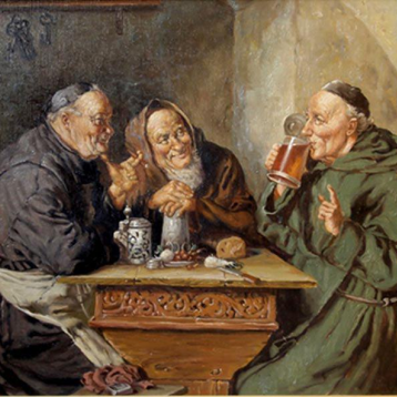 Monks drink monastic alcohol