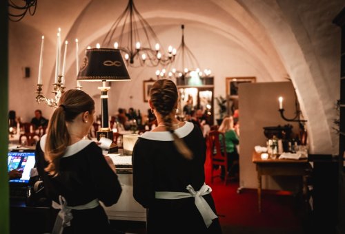 Restaurant monastery dining room