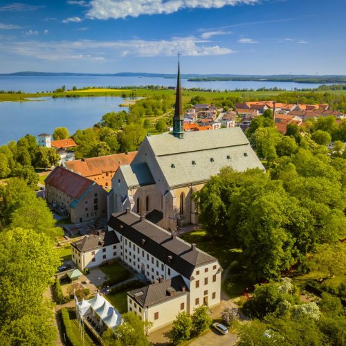 Vadstena monastery hotel view