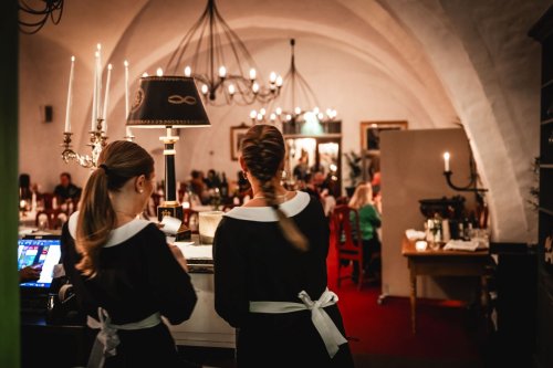 Restaurant monastery dining room
