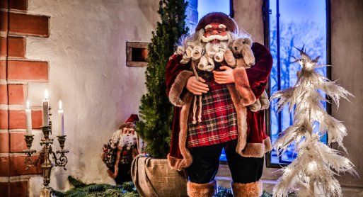 Santa Claus has come to visit